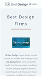 Mobile Screenshot of 10bestdesign.com