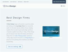 Tablet Screenshot of 10bestdesign.com